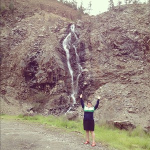 Roadside Waterfall by Glade Hensel